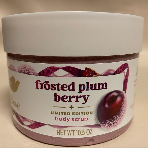 Dove Frosted Plum Berry Limited Edition Body Scrub & Beauty Bar - Picture 2 of 4